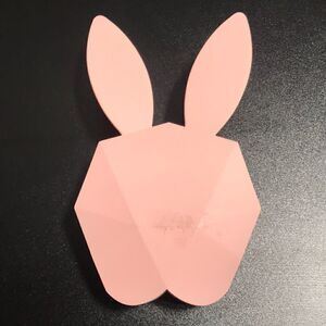 Pottery barn mock up bunny alarm clock case.